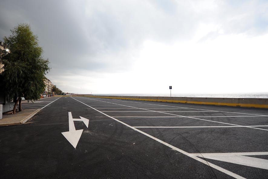 Il Sindaco De Luca inaugura la nuova passeggiata a mare, i parcheggi e la pubblica illuminazione sul Lungomare, tra Polo Nautico e Porticciolo Pastena. 17 settembre 2009