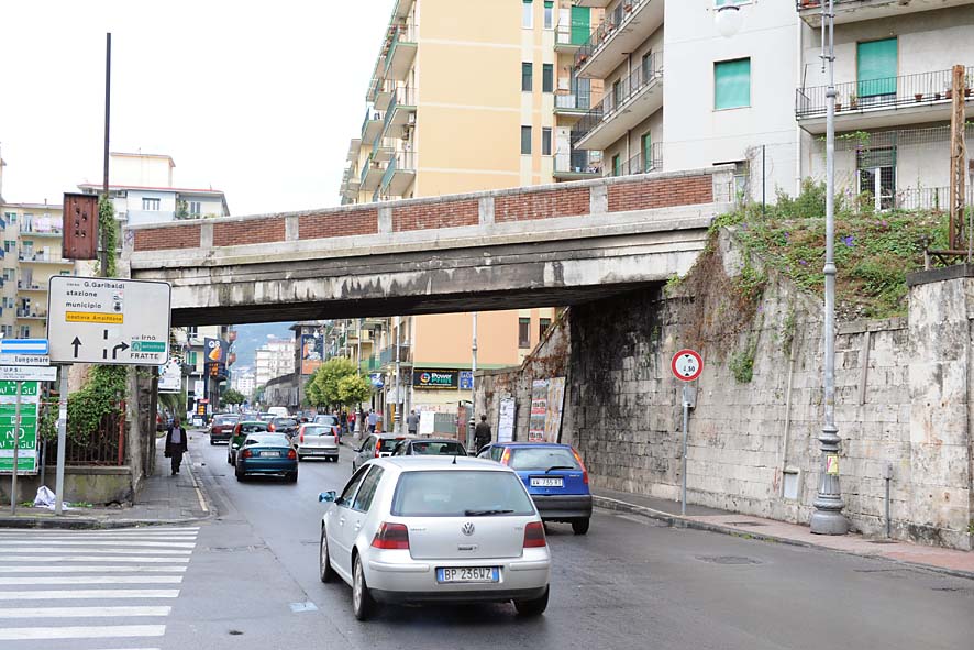 Torrione: Demolizione del ponte ferroviario. 24 settembre 2009