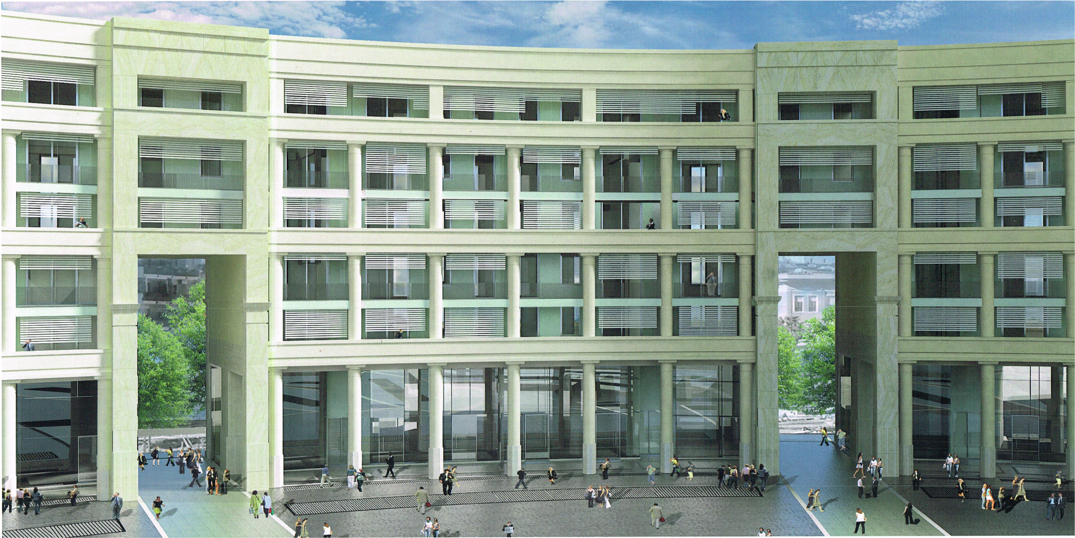 Piazza della Liberta' ed il Crescent