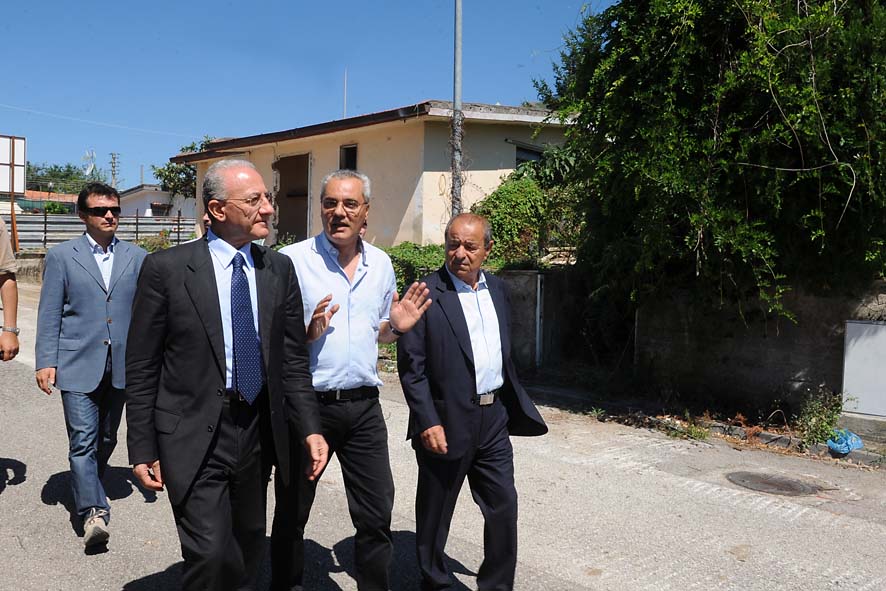 Inizio dei lavori per la realizzazione di 47 alloggi a Rufoli di Ogliara, Salerno 8 luglio 2010