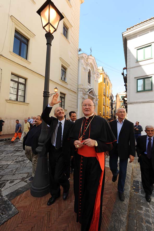 Inaugurazione del nuovo arredo urbano in piazza San'Agostino. 19 settembre 2009