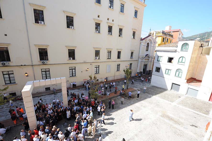 Inaugurazione del nuovo arredo urbano in piazza San'Agostino. 19 settembre 2009