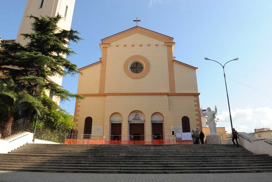Il Sindaco De Luca avvia i lavori di ristrutturazione del Sagrato e dei Giardini Pubblici di San Giovanni Bosco. 6 ottobre 2009