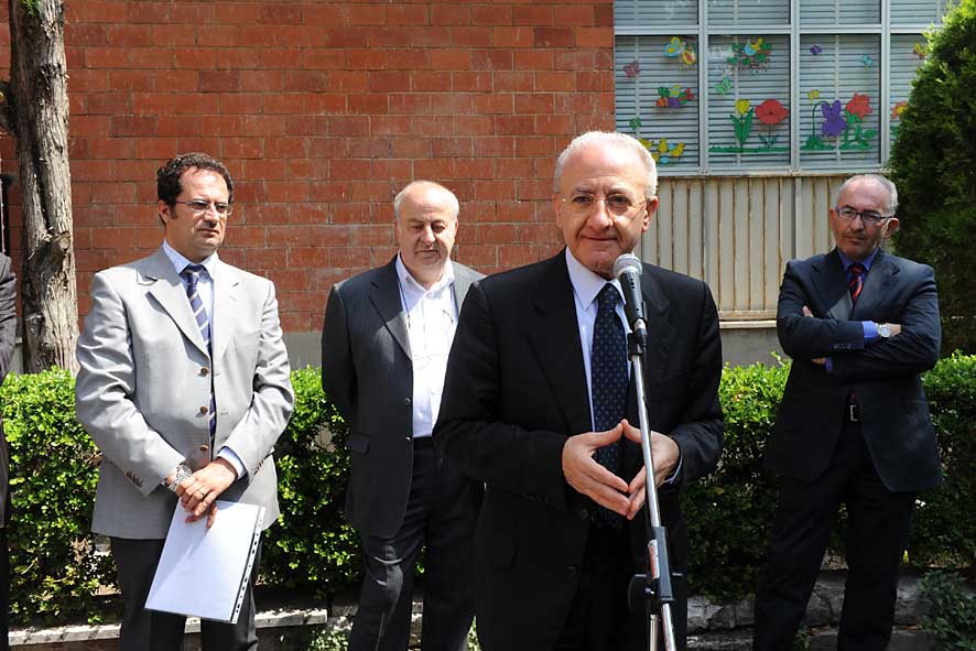 Via Calenda, 4 giugno 2009: Inizio lavori adeguamento sismico-strutturale scuola materna-elementare Buonocore