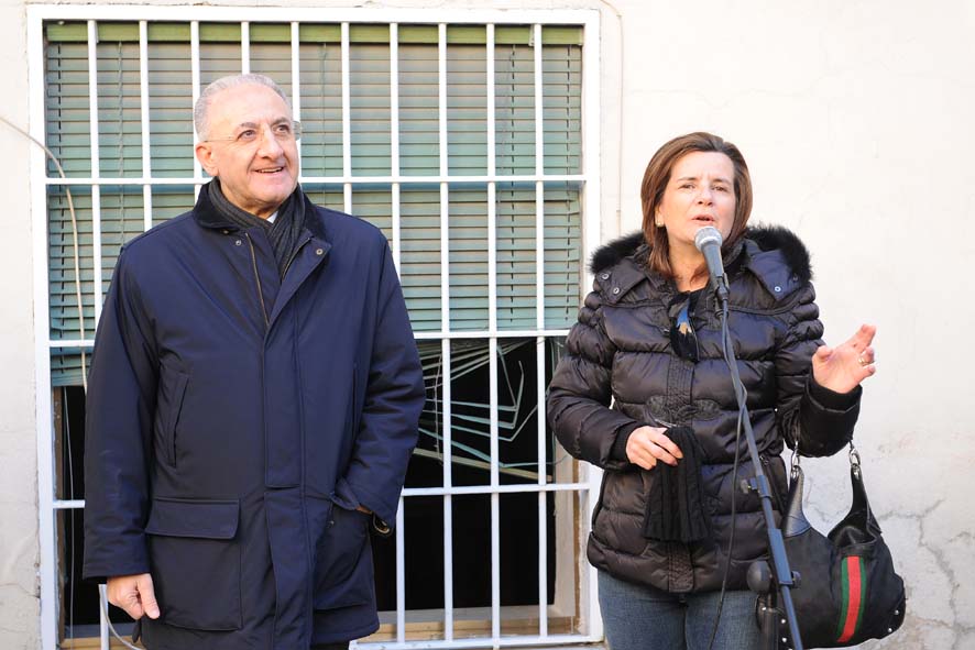 Inizio lavori via Mascia e via Generale Amaturo. Salerno, 18 gennaio 2010