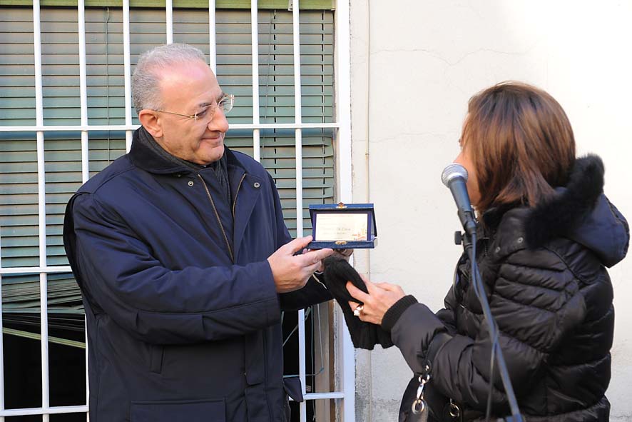 Inizio lavori via Mascia e via Generale Amaturo. Salerno, 18 gennaio 2010
