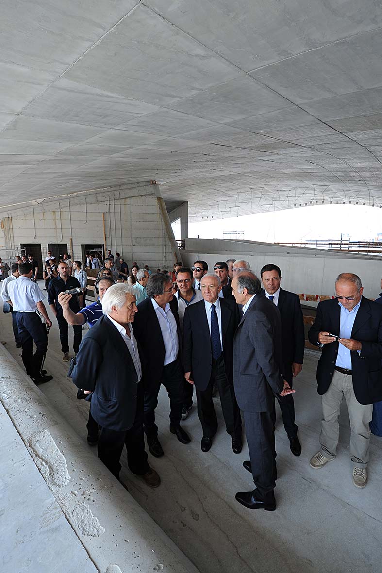 Visita al cantiere della Stazione Marittima