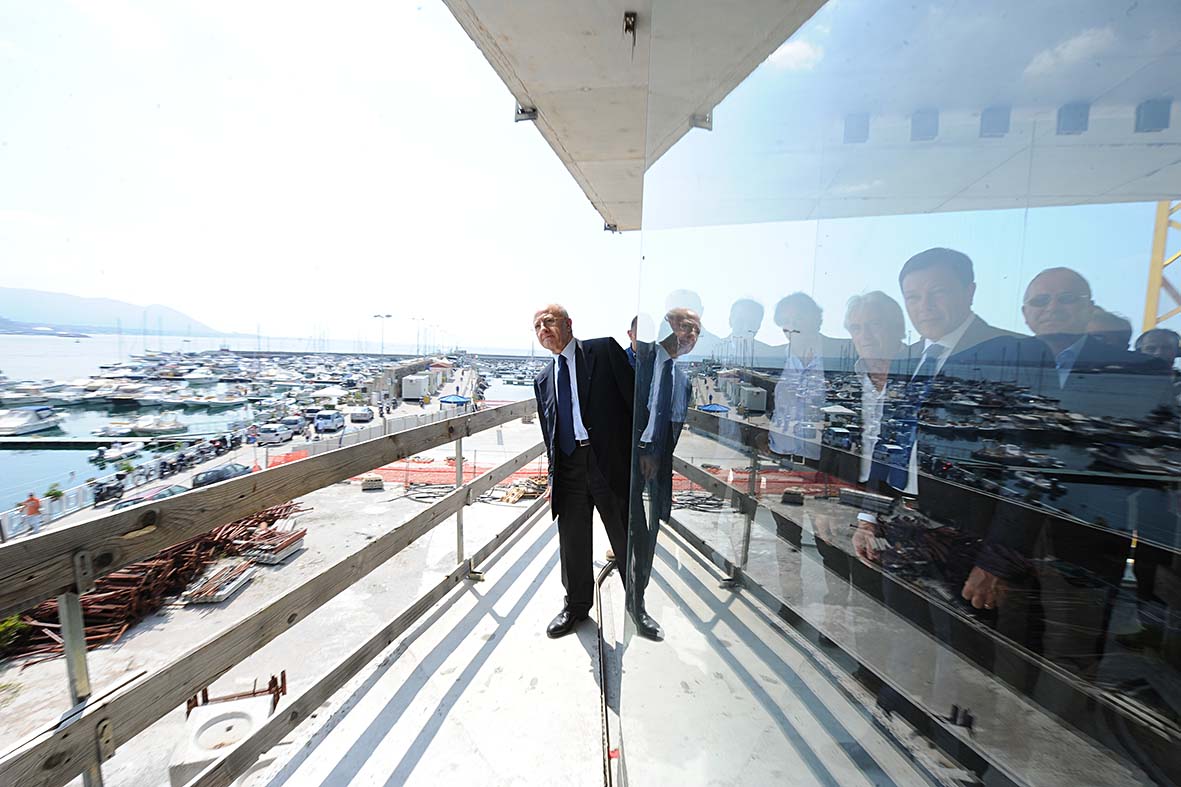 Visita al cantiere della Stazione Marittima