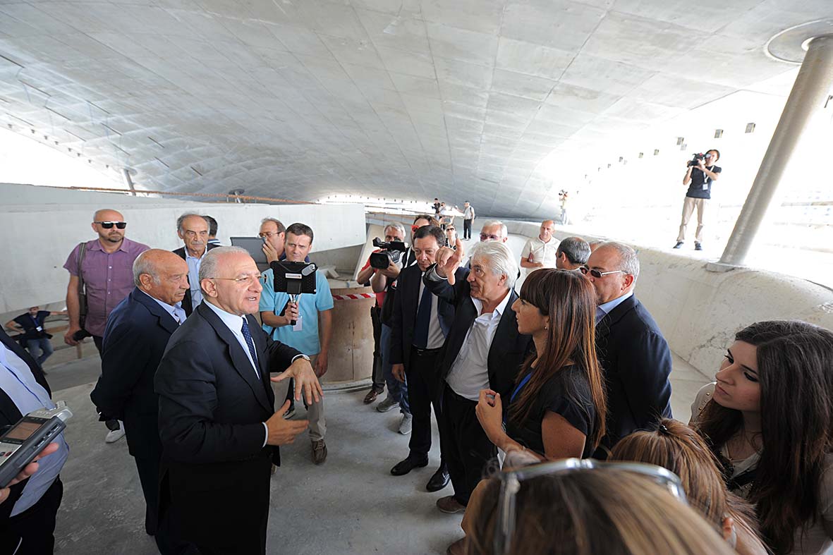 Visita al cantiere della Stazione Marittima