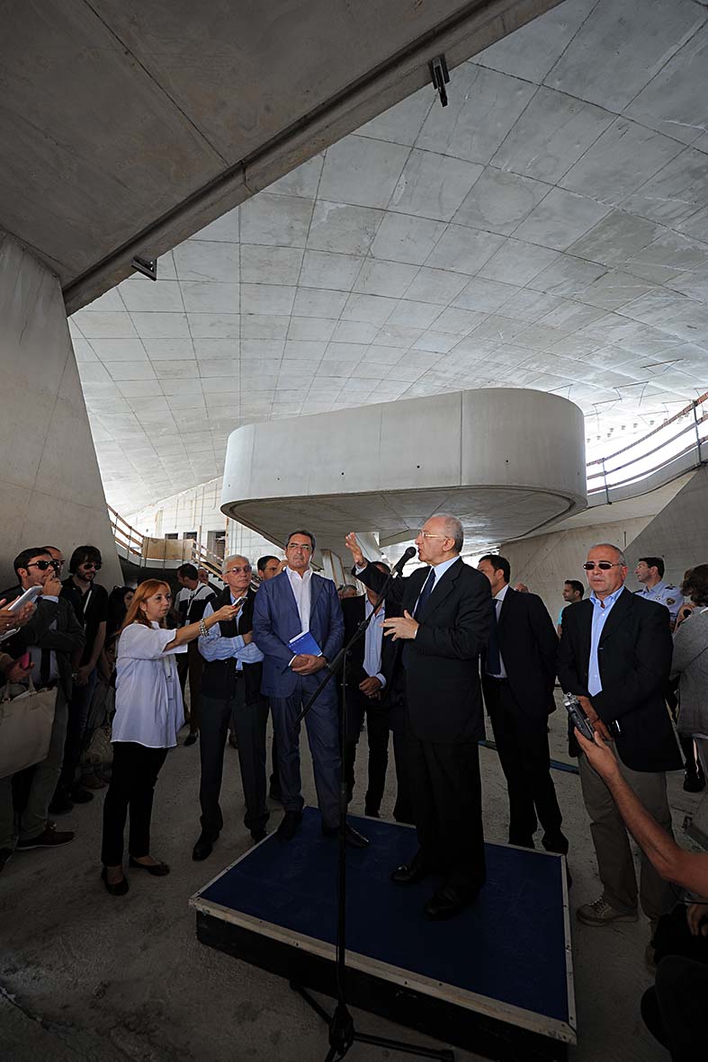 Visita al cantiere della Stazione Marittima